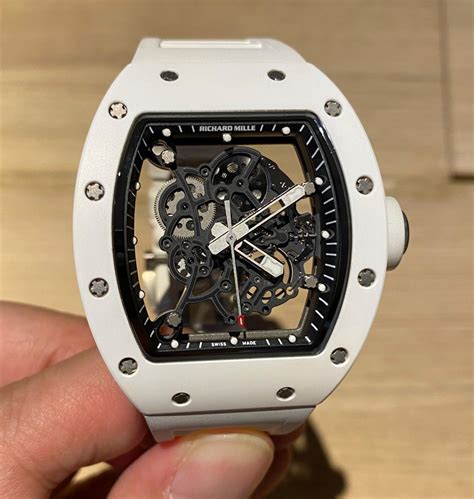 richard mille rm 055 bubba watson white|richard mille 055 dial.